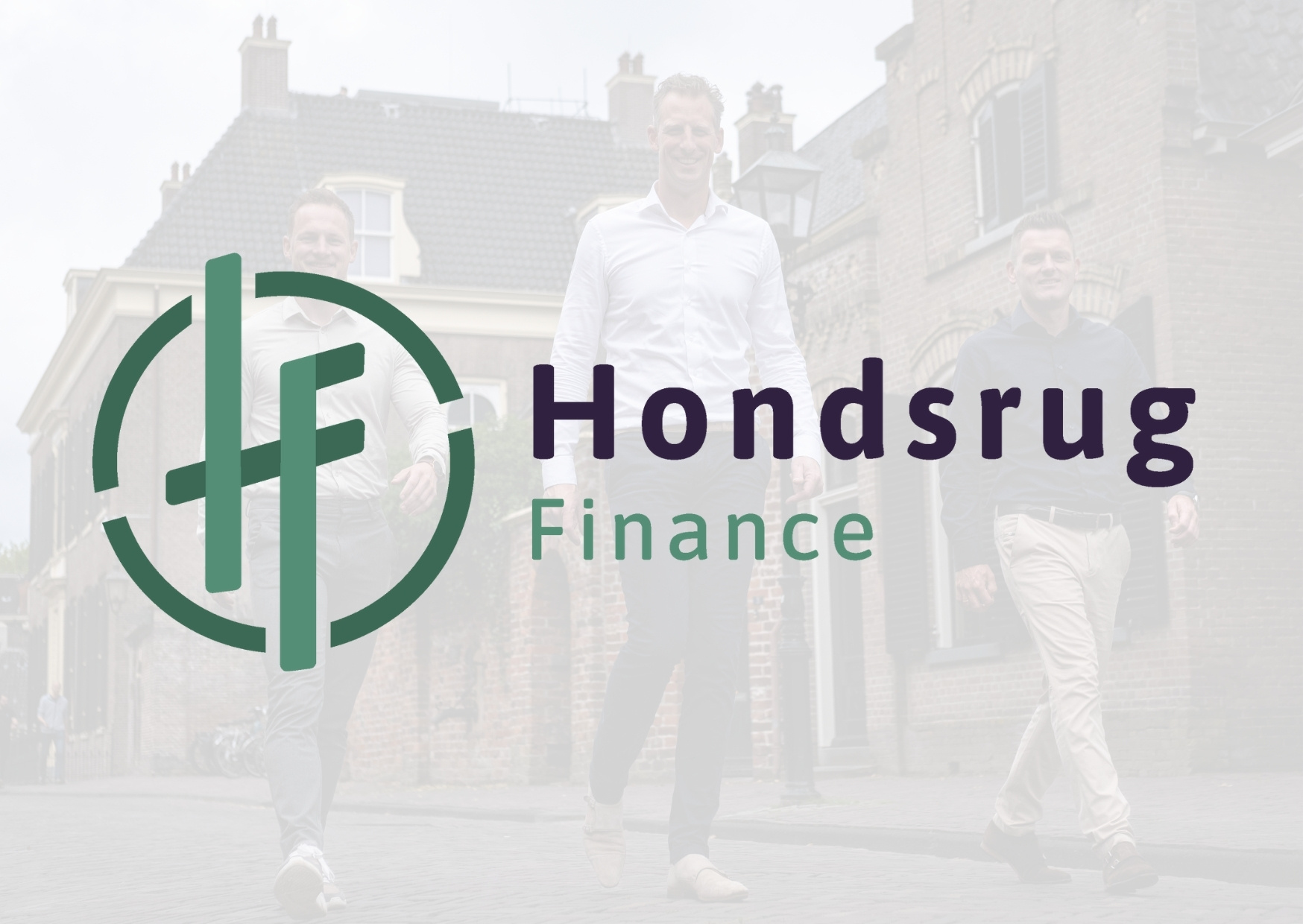 Het logo van Hondsrug finance gemaakt door grafisch avonturier